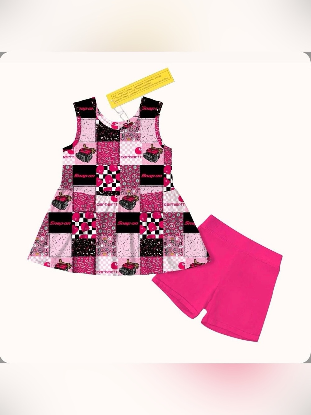 Bamboo Girls Daywear Biker Short Set